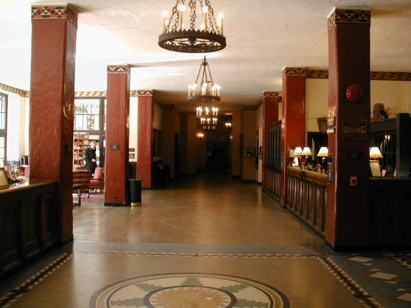 The Ahwahnee Hotel, inspiration for The Overlook Hotel in Kubrick's The Shining.